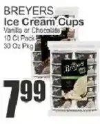 Key Food Breyers ice cream cups offer