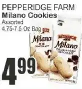 Key Food Pepperidge Farm Milano Cookies offer