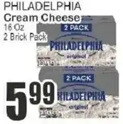 Key Food Philadelphia cream cheese offer