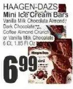 Key Food Haagen-Dazs mini ice cream bars offer