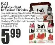 Key Food Bai Antioxidant Infusion Drinks offer
