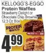 Key Food Kellogg's-egg protein waffles offer