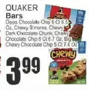 Key Food Quaker bars offer