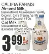 Key Food Califia Farms Almond Milk offer