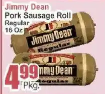 Key Food Jimmy Dean pork sausage roll offer