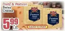Key Food Dietz & Watson Swiss Cheese offer