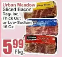 Key Food Urban Meadow sliced bacon offer