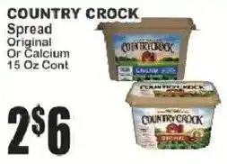 Key Food Country Crock Spread Original Or Calcium offer