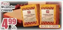 Key Food Paisa Muenster Cheese offer