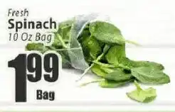 Key Food Fresh Spinach offer