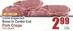 Key Food Bone-In Center Cut Pork Chops offer