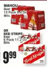 Key Food Mahou Beer or Red Stripe Beer offer