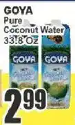 Key Food Goya pure coconut water offer