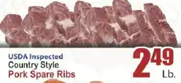 Key Food Country Style Pork Spare Ribs offer