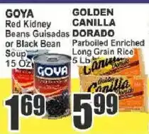 Key Food Goya red kidney beans guisadas or black bean soup offer