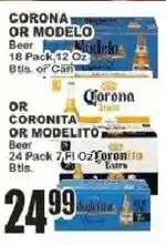 Key Food Corona or Modelo Beer or Coronita or Modelito offer