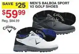Dunham's Sports Callaway Men's Balboa Sport V2 Golf Shoes offer