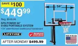 Dunham's Sports Sfs power 54" portable system offer