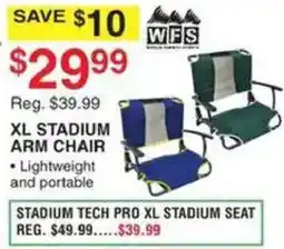 Dunham's Sports Wfs stadium tech pro xl stadium seat offer