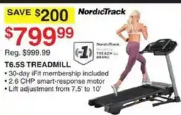 Dunham's Sports NordicTrack T6.5S Treadmill offer