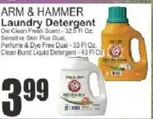 Food Universe Arm & Hammer laundry detergent offer