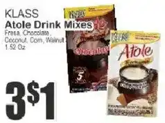Food Universe Klass atole drink mixes offer