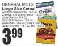 Food Universe General Mills large size cereal offer