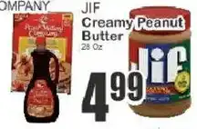 Food Universe Jif creamy peanut butter offer