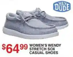 Dunham's Sports Hey Dude Women's Wendy Stretch Sox Casual Shoes offer
