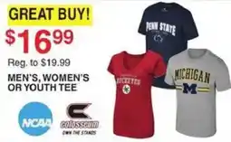 Dunham's Sports Colosseum men's, women's or youth tee offer
