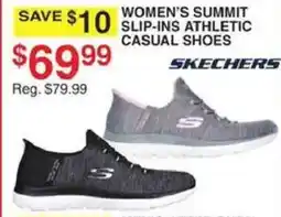 Dunham's Sports Skechers Women's summit slip-ins athletic casual shoes offer