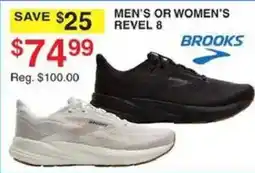 Dunham's Sports Brooks men's or women's revel 8 offer