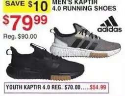 Dunham's Sports Adidas Men's Kaptir 4.0 Running Shoes offer