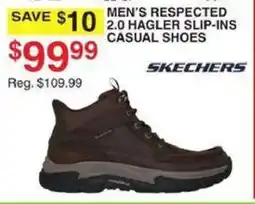 Dunham's Sports Skechers men's respected 2.0 hagler slip-ins casual shoes offer