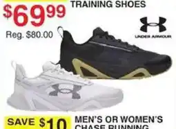 Dunham's Sports Under Armour Men's or Women's Chase Running Training Shoes offer