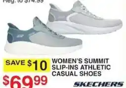 Dunham's Sports Skechers women's summit slip-ins athletic casual shoes offer