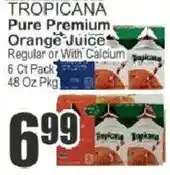 Food Universe Tropicana pure premium orange juice offer