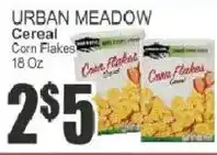 Food Universe Urban meadow cereal corn flakes offer