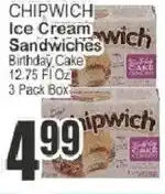 Food Universe Chipwich ice cream sandwiches offer