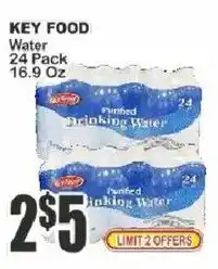 Key Food Key Food Water offer
