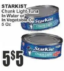 Starkist chunk light tuna