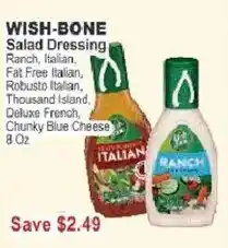 Key Food Wish bone salad dressing offer
