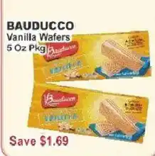 Key Food Bauducco vanilla wafers offer