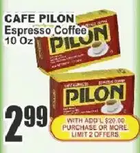 Key Food Cafe Pilon Espresso Coffee offer