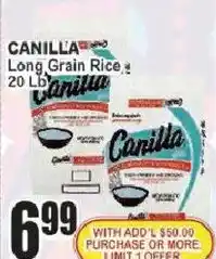 Key Food Canilla long grain rice offer
