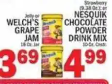C Town Welch's grape jam offer