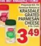 C Town Krasdale grated parmesan cheese offer