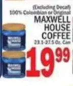 C Town Maxwell house coffee offer