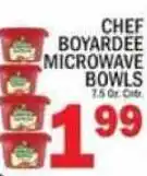C Town Chef boyardee microwave bowls offer