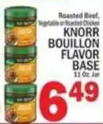 C Town Knorr bouillon flavor base offer